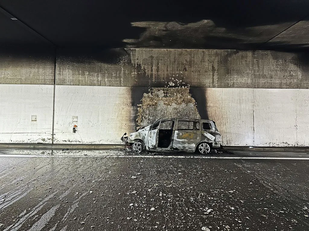 Brand in Tunnel.